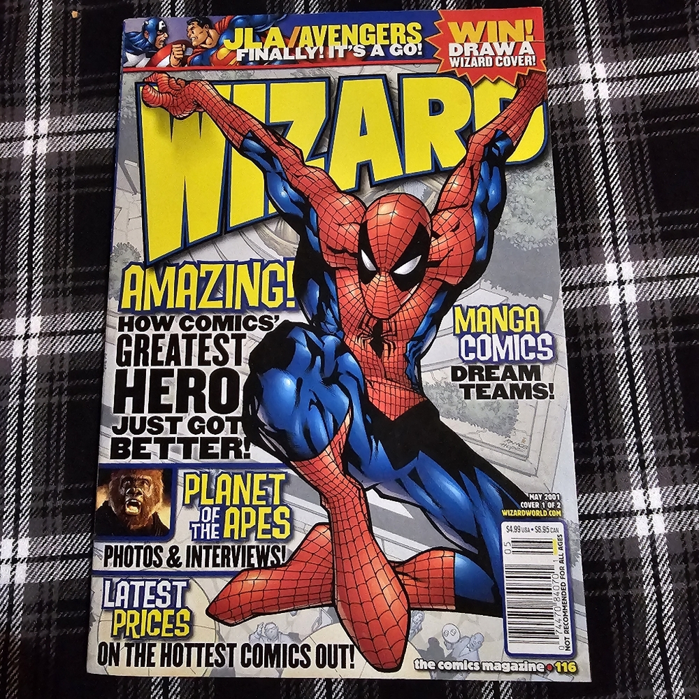 Wizard The Comics Magazine #116 | May 2001 | Spider-Man | Cover 1 of 2